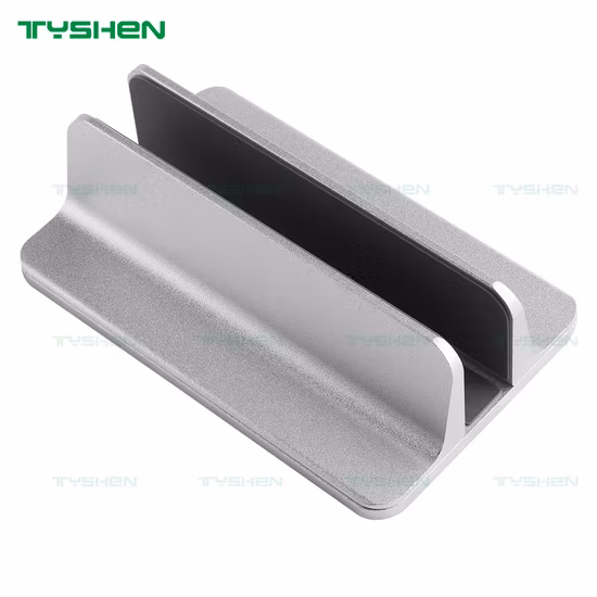 Soporte de aluminio para ordenador portátil, grosor ajustable entre 1,4 cm y 7,3 cm