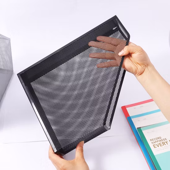 Organizador de escritorio de malla de nuevo diseño OEM